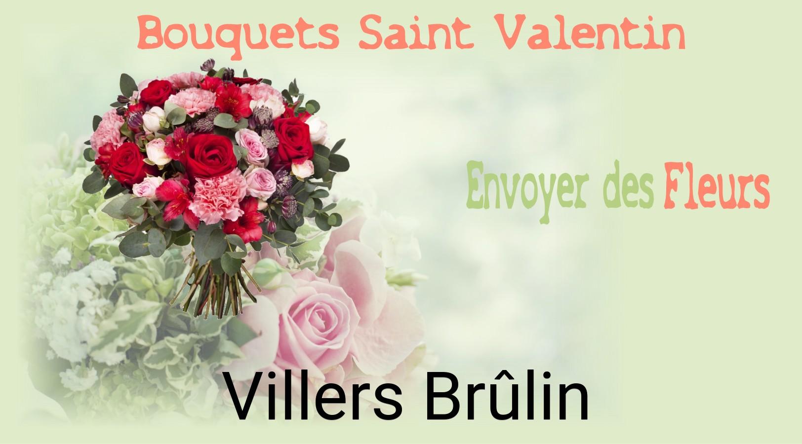Roses de Saint-Valentin livrées à Villers-Brûlin